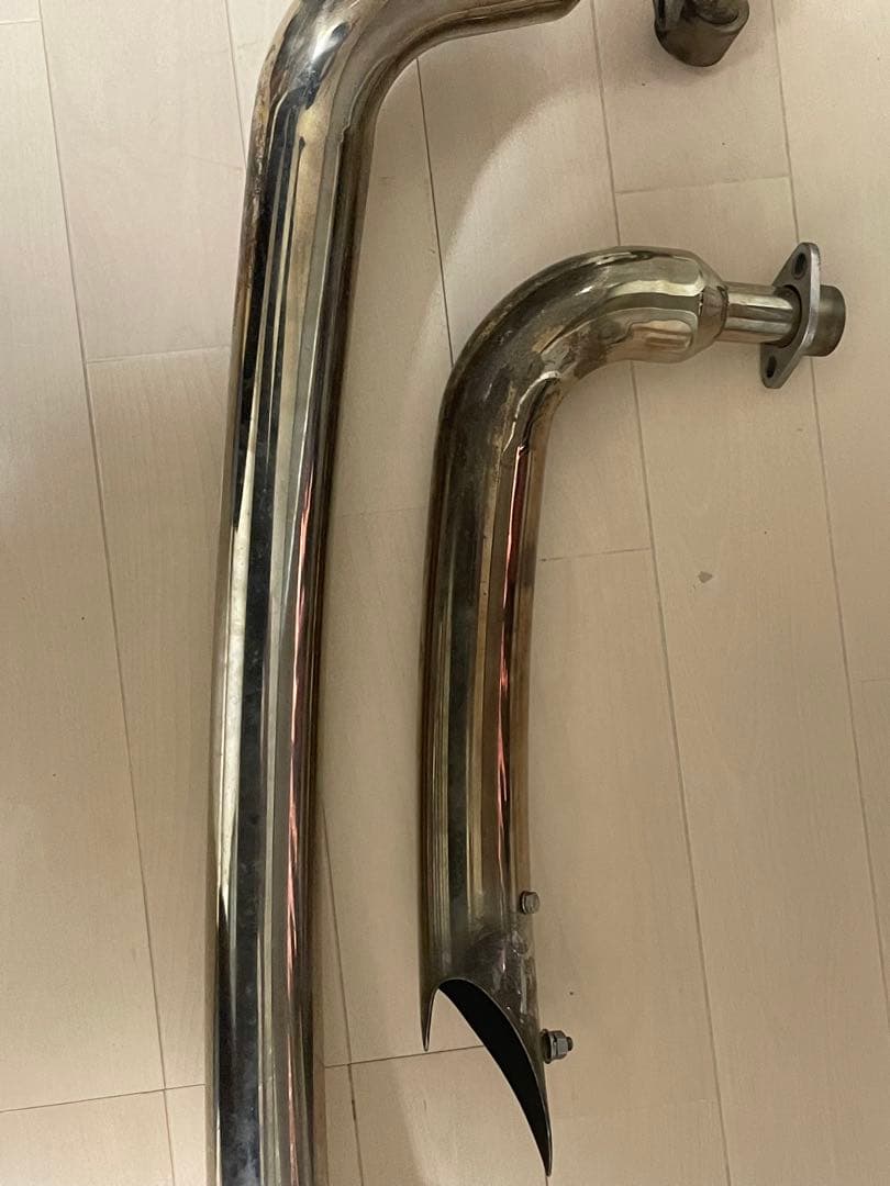 ドラッグスター400 マフラー　ベントマフラー