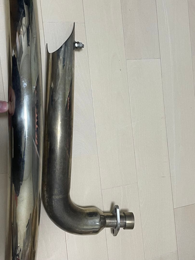 ドラッグスター400 マフラー　ベントマフラー