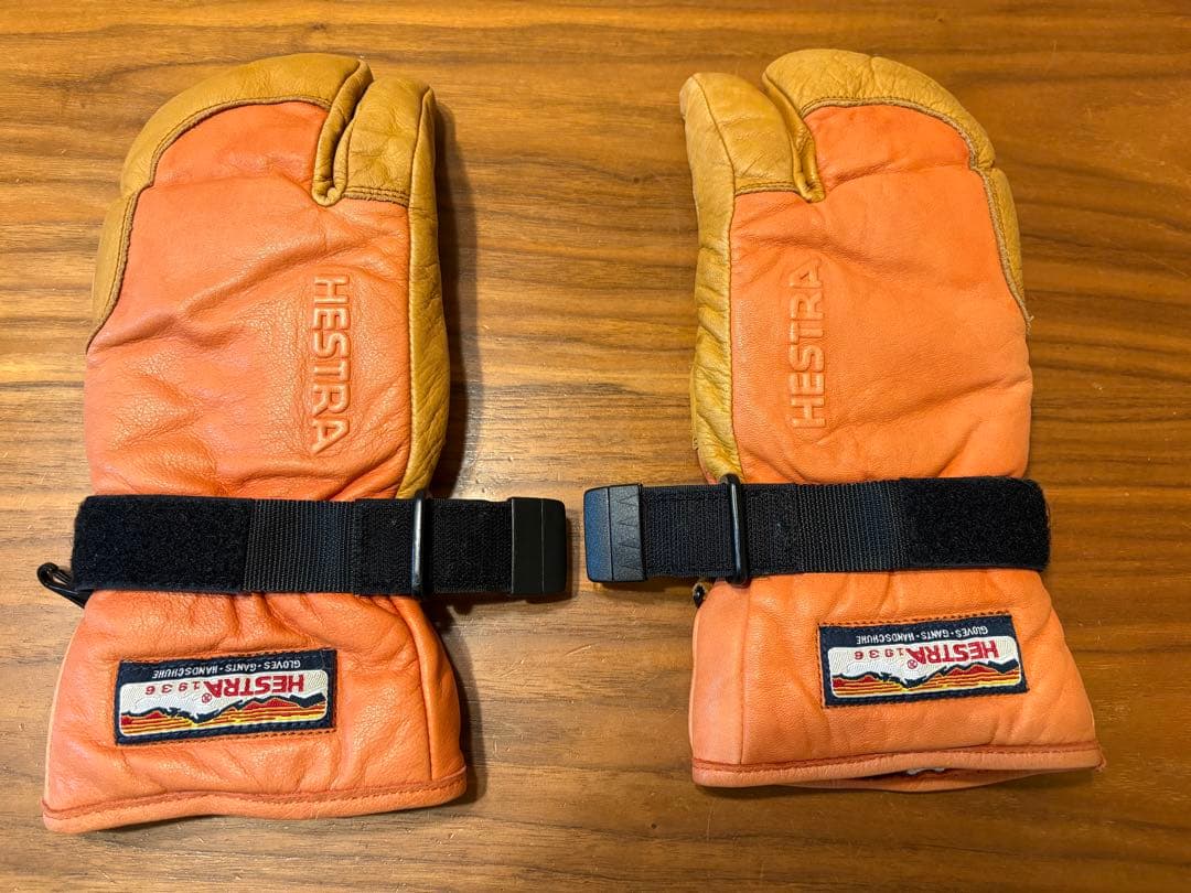 Hestra レザー ミトングローブ サイズ8