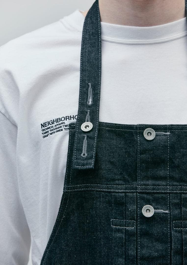 NEIGHBORHOOD Denim Apron BLACK ネイバーフッド