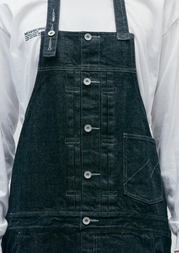NEIGHBORHOOD Denim Apron BLACK ネイバーフッド