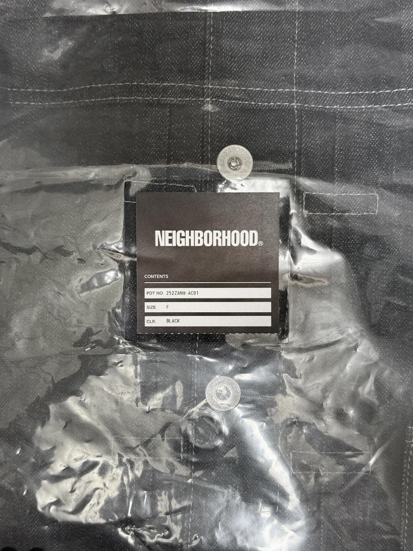 NEIGHBORHOOD Denim Apron BLACK ネイバーフッド