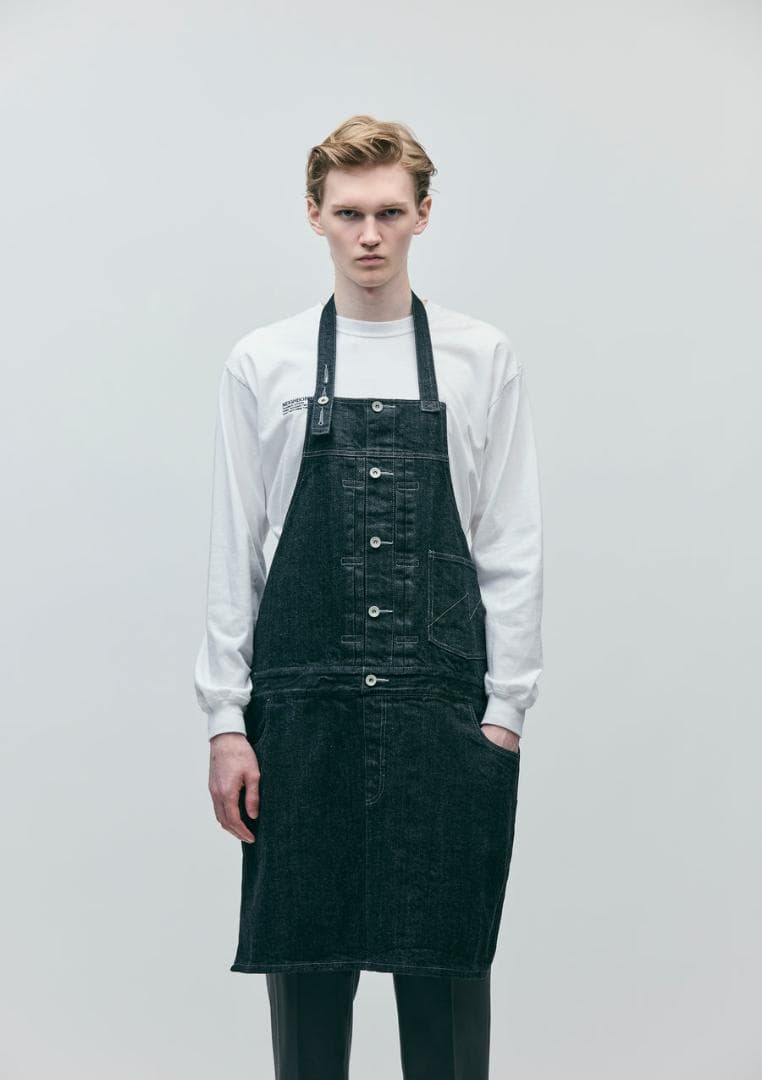 NEIGHBORHOOD Denim Apron BLACK ネイバーフッド
