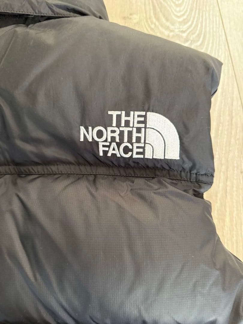 THE NORTH FACE ブラック ヌプシダウンベスト レディースML
