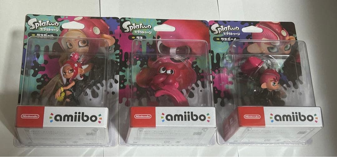 amiibo スプラトゥーン トリプルセット タコガール, タコ, タコボーイ