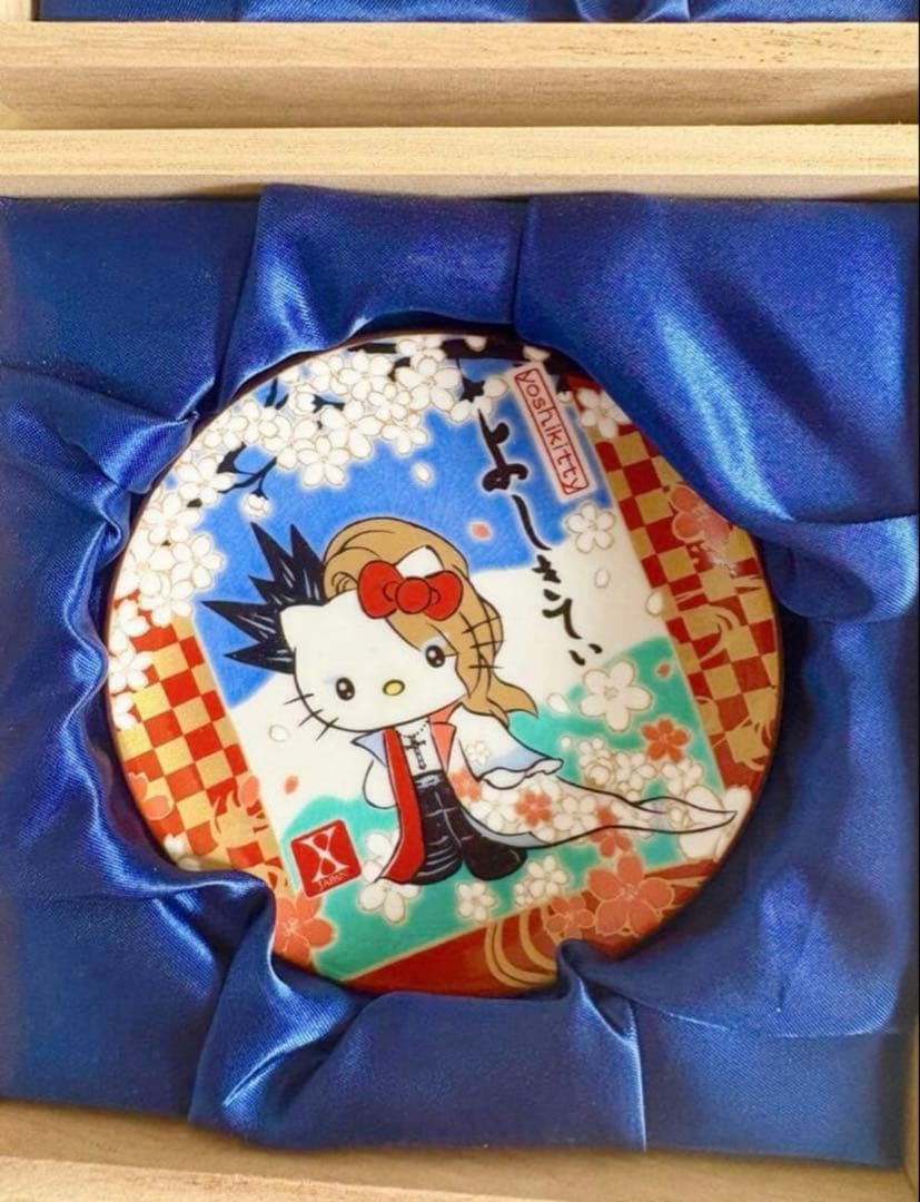 yoshikitty 九谷焼豆皿　2020 ヨシキティ　X JAPAN サンリオ