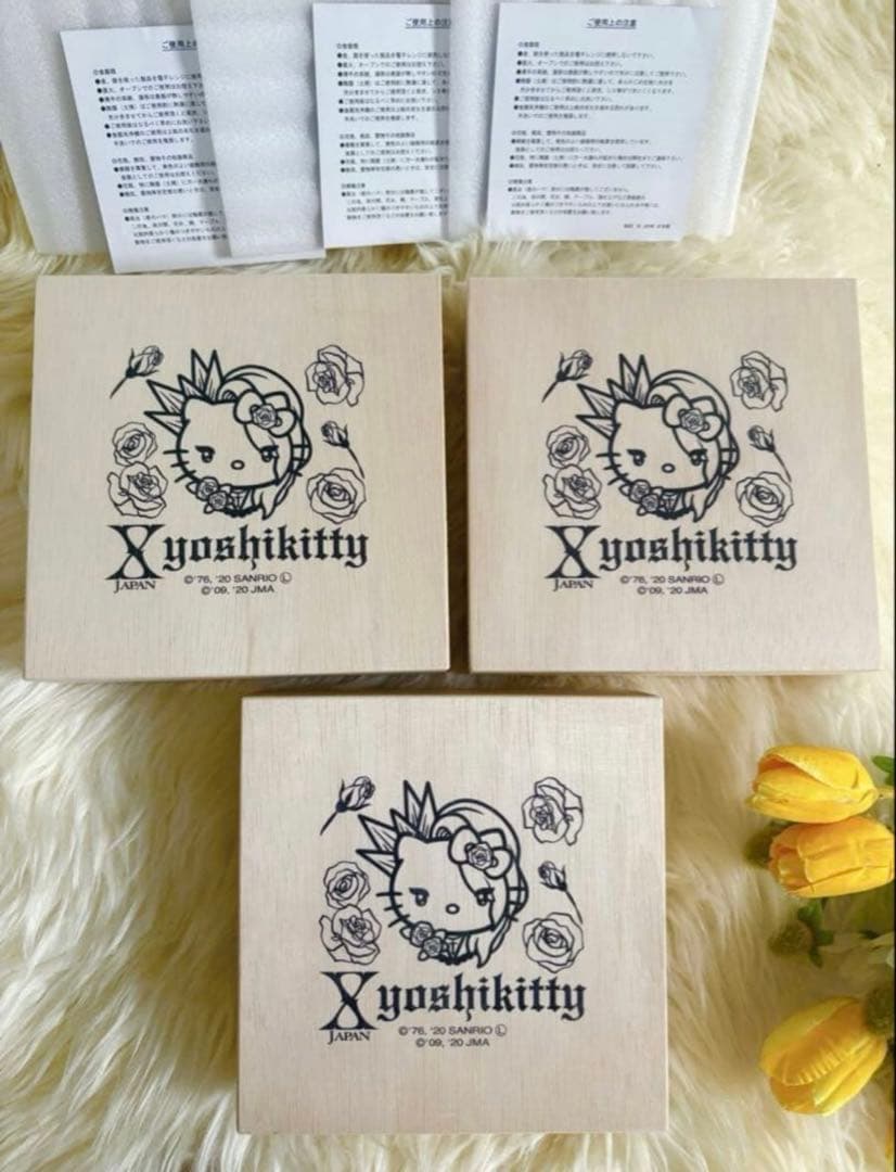 yoshikitty 九谷焼豆皿　2020 ヨシキティ　X JAPAN サンリオ