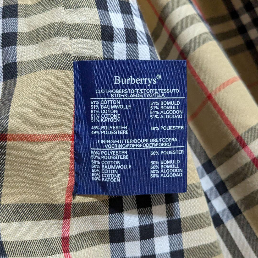 美品 英国製 90s バーバリー ステンカラーコート レディース C95A
