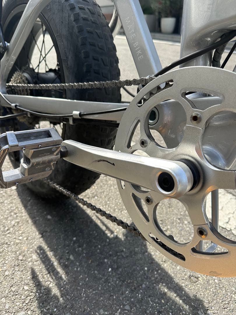 MATE X 250 Polar Silver 荷台付き ハンドルカスタム