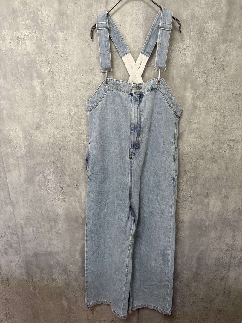 CIAOPANIC TYPY WILLOW ライトブルー サロペット