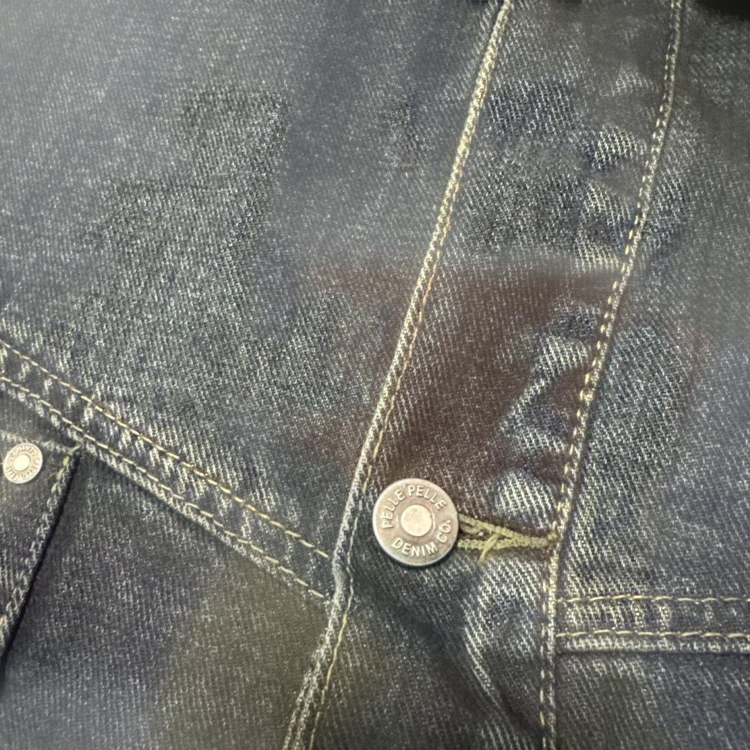 0*R様 PELLEPELLE デニム・レザーコンビジャケット 激レア