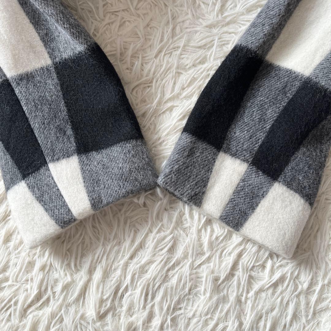 kate spade NEW YORK チェック ウールコート ミドル丈