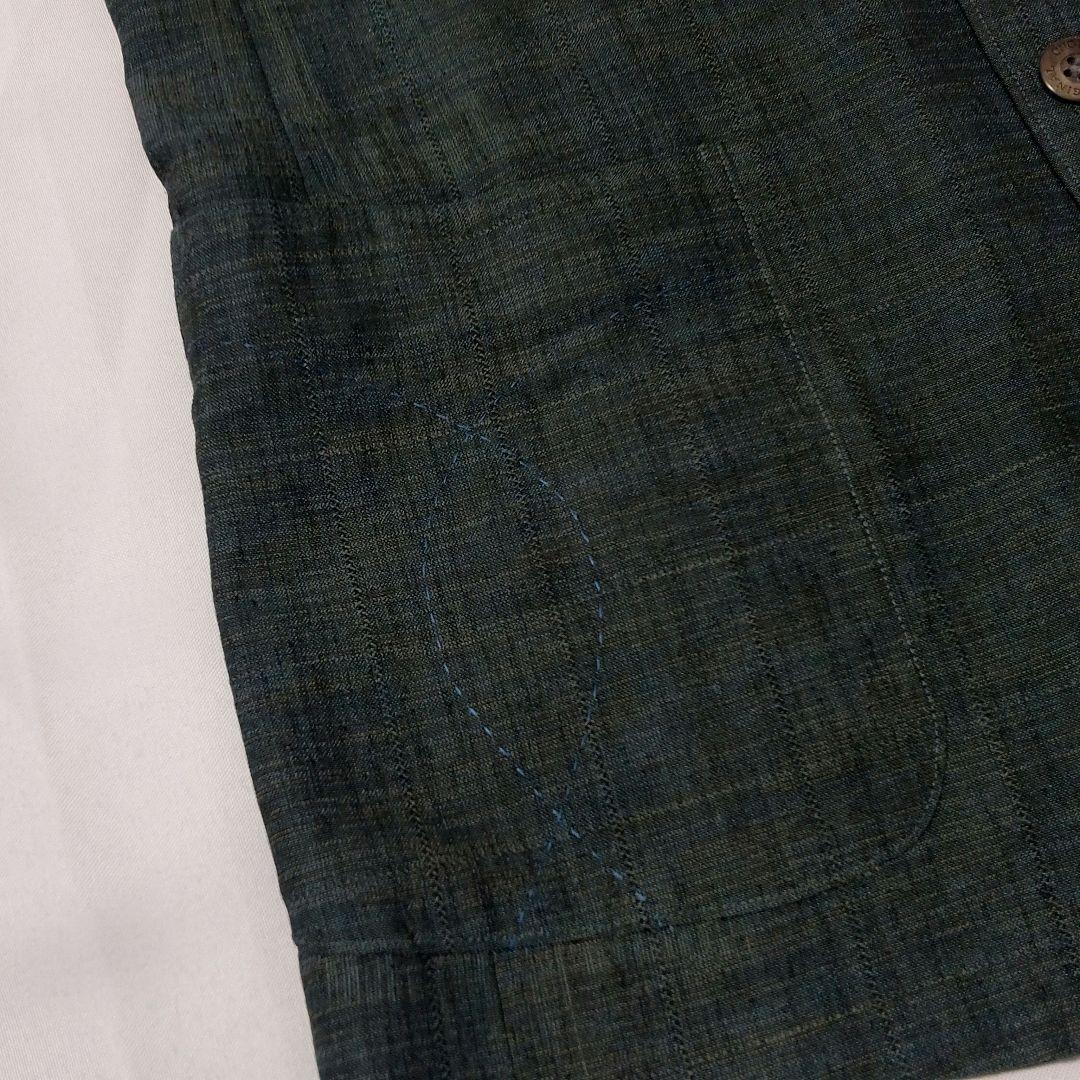 【ビンテージ】ファッション・スーツ セットアップ 碧系 英国 オーダー 希少！