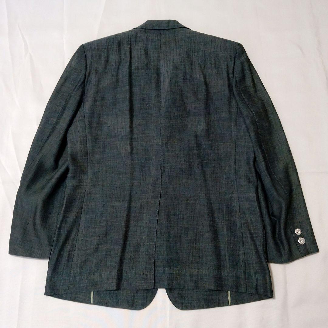 【ビンテージ】ファッション・スーツ セットアップ 碧系 英国 オーダー 希少！