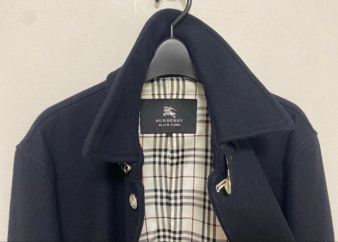 【希少】バーバリーブラックレーベル ネイビー コート※最終値下げ