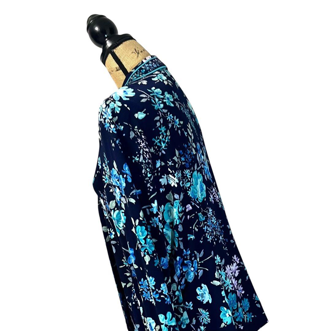 【最高級✨】【L】LEONARD 花柄 ジャケット トリアセテート65%