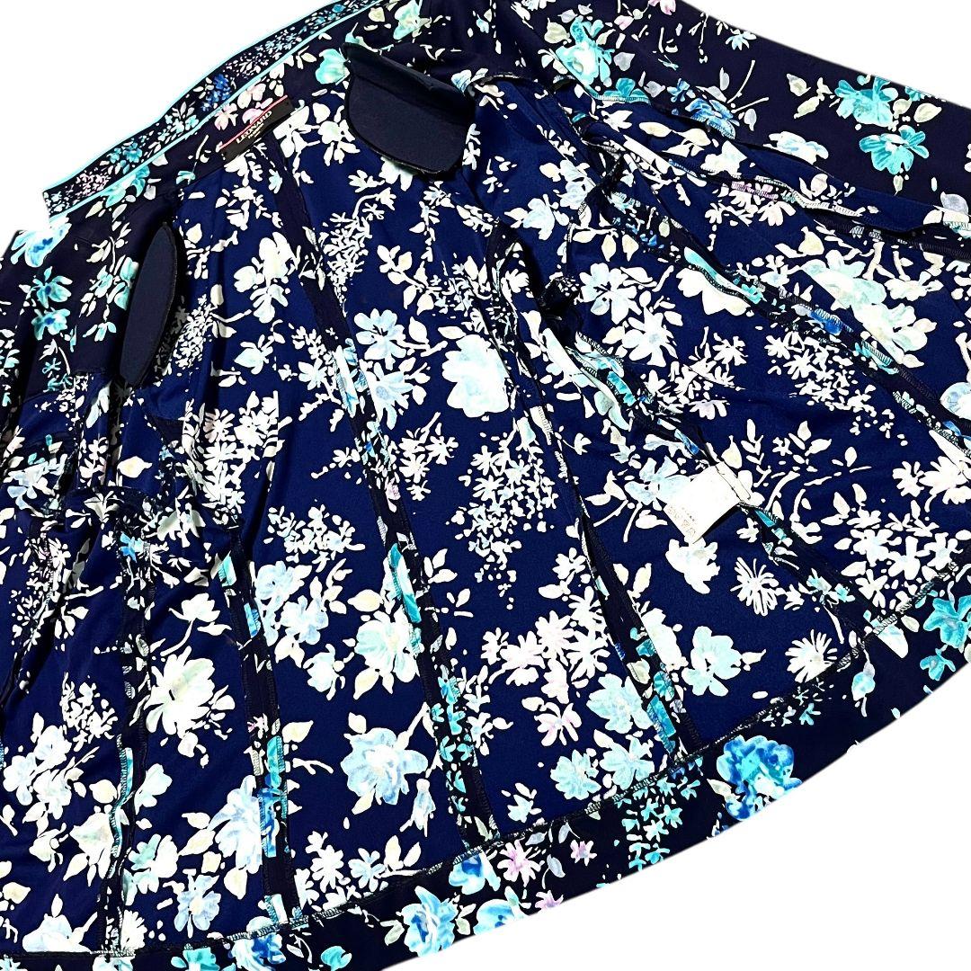 【最高級✨】【L】LEONARD 花柄 ジャケット トリアセテート65%