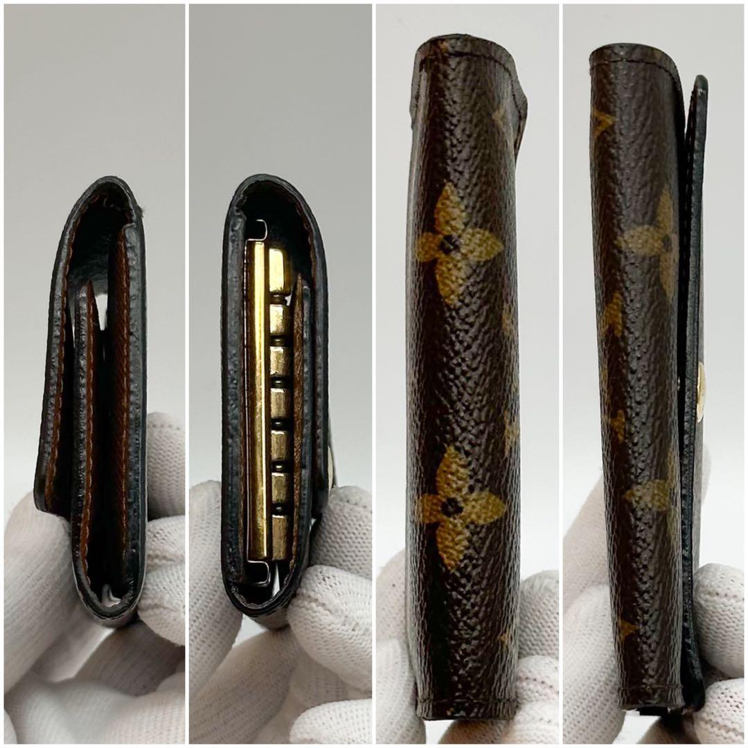 ルイヴィトン ミュルティクレ 6連 モノグラム ブラウン　コンパクト キーケース