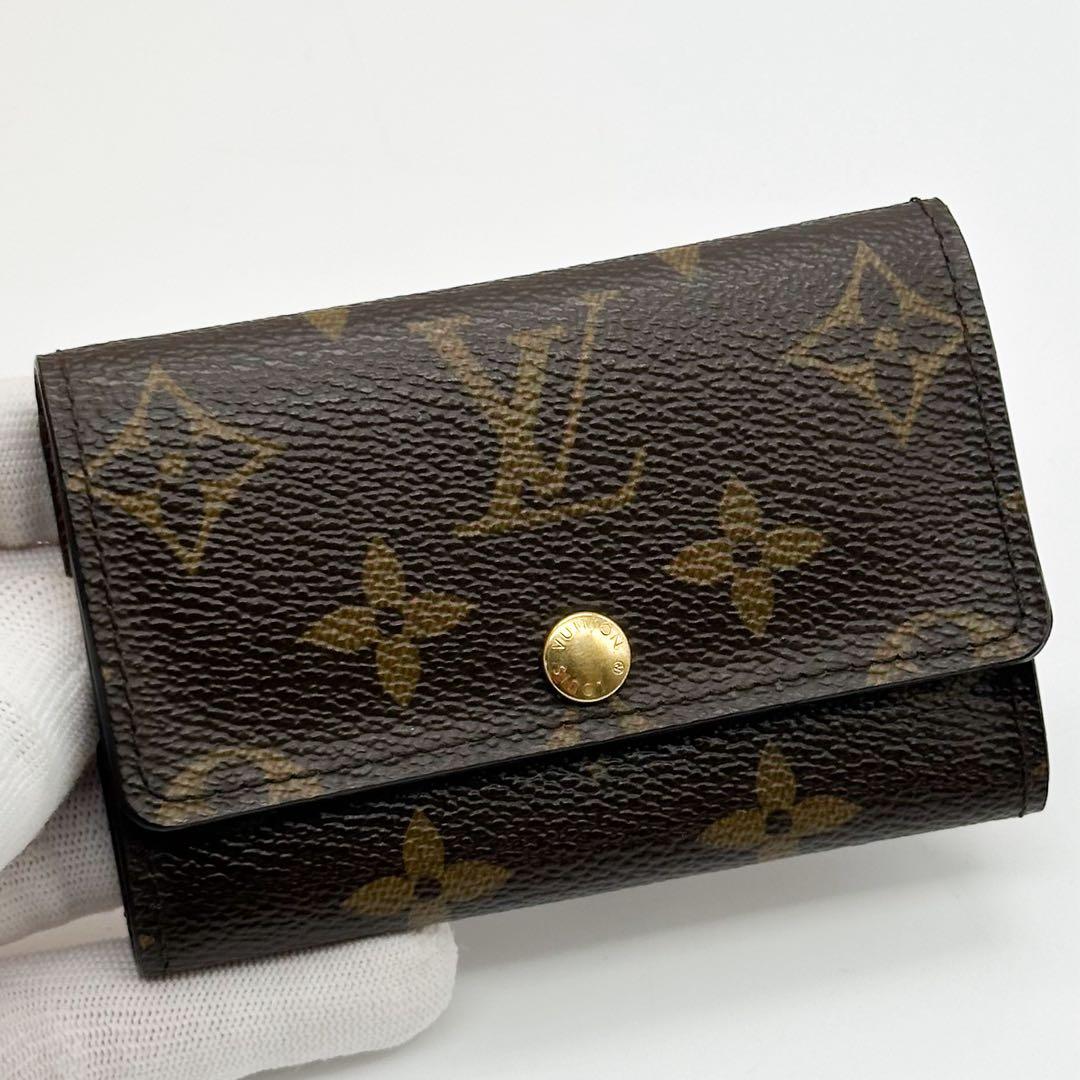 ルイヴィトン ミュルティクレ 6連 モノグラム ブラウン　コンパクト キーケース