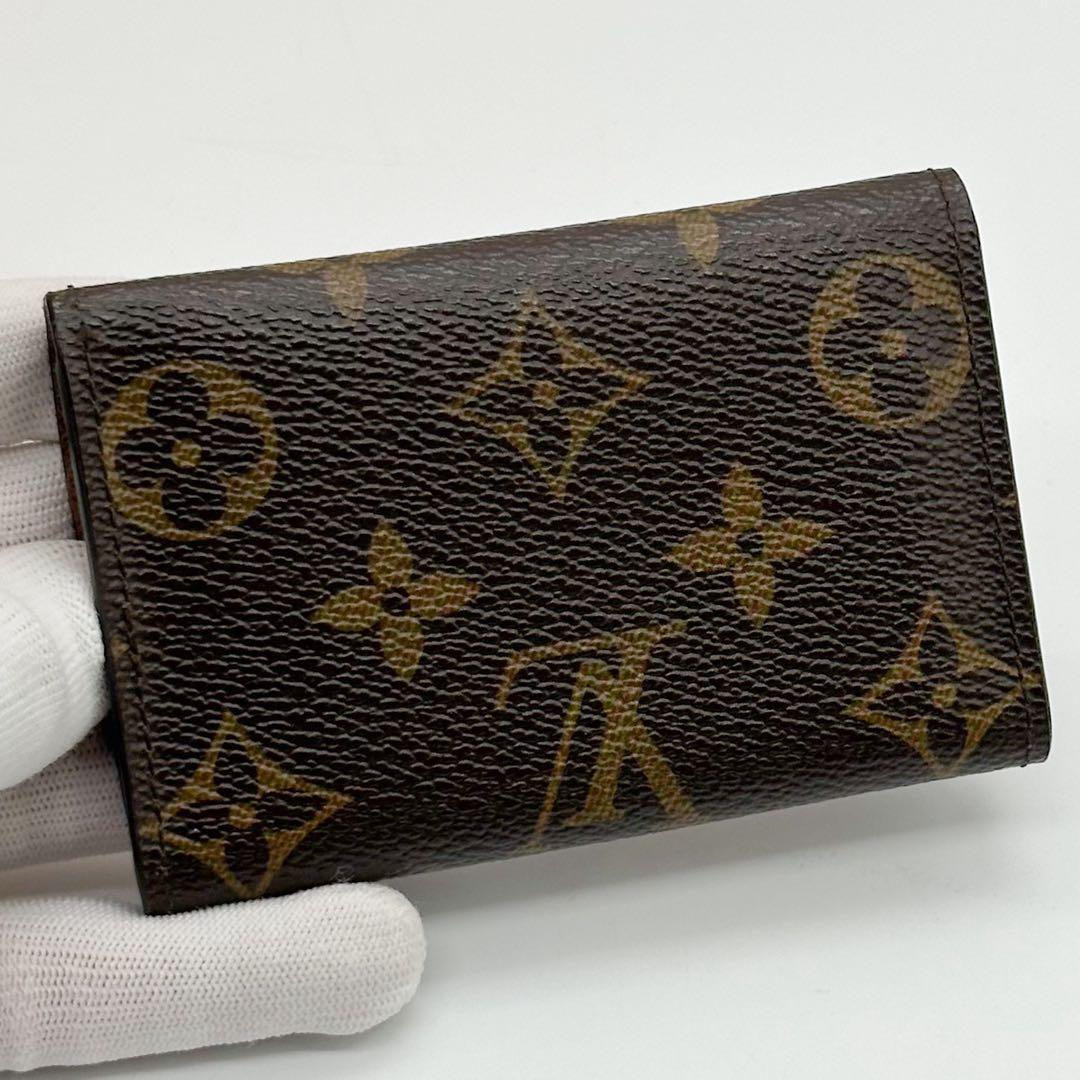 ルイヴィトン ミュルティクレ 6連 モノグラム ブラウン　コンパクト キーケース