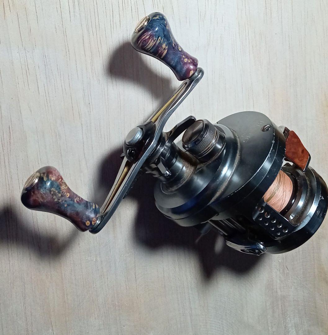 スタビライズドウッド　リールノブ　ハンドルノブ　シマノ　ダイワ　ベイト　ダブル