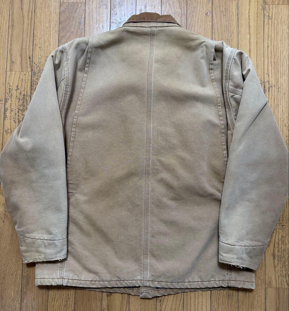 Carhartt ベージュ ダック生地 カバーオール