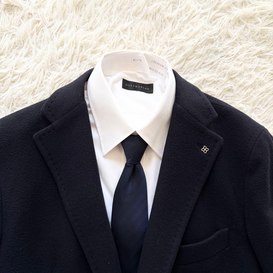 <美品>TAGLIATORE 新ロゴ カシミヤ ウール チェスターコート48