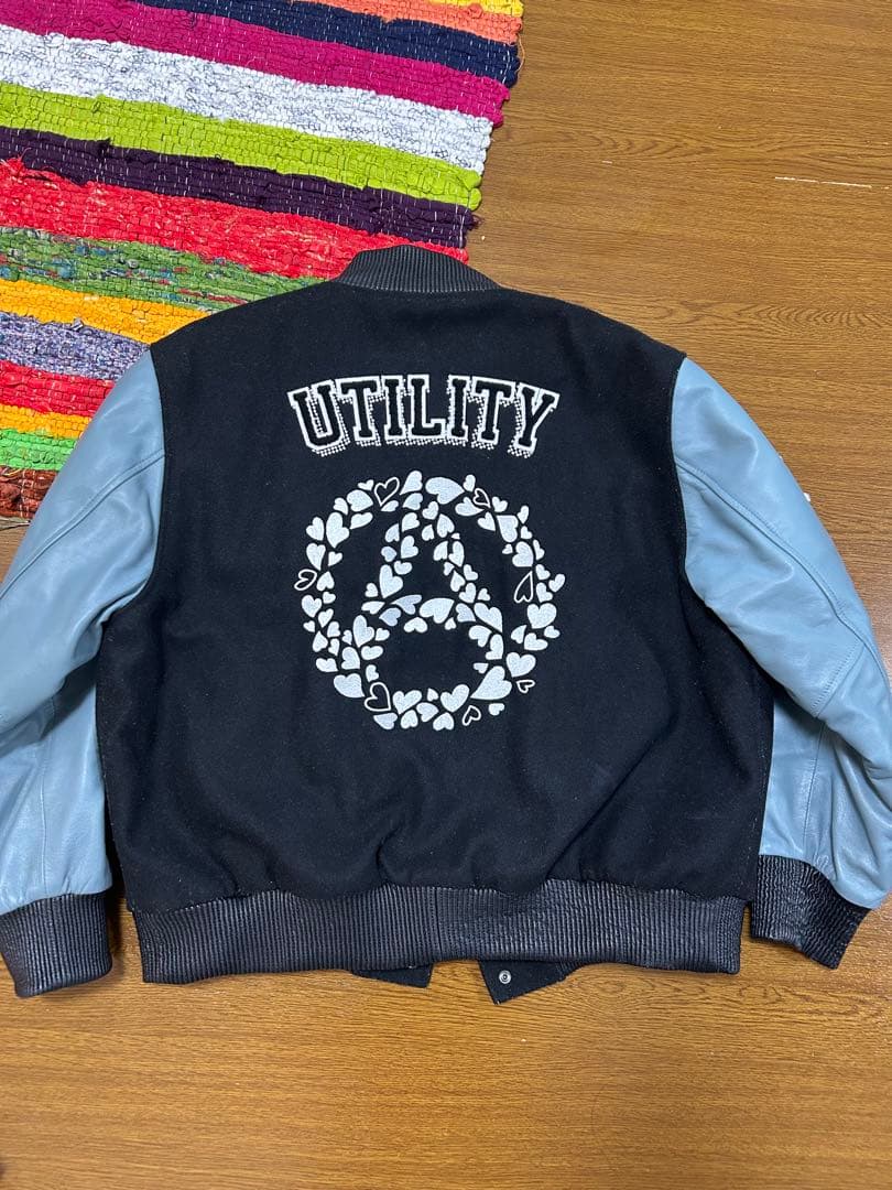 ジャケット・アウター EFFECTEN utility team varsity jacket