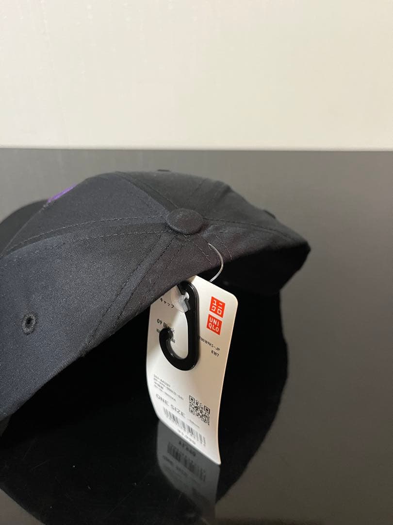 タグ付き・未使用品　ユニクロ　フェデラー　2022 パープル　帽子　キャップ