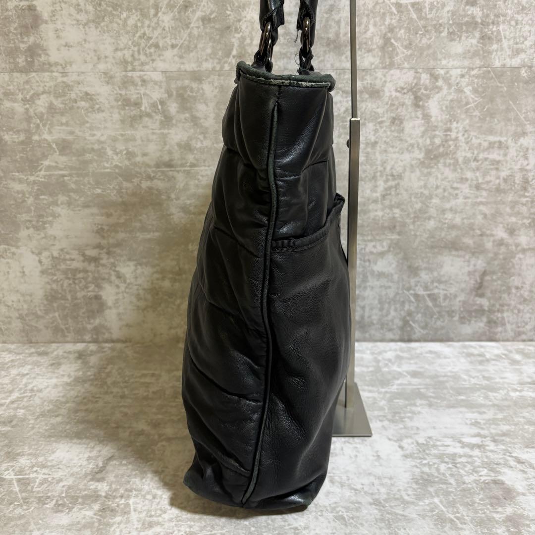 H251 Moncler モンクレール　ハンドバッグ　ブラック　大容量　A4収納