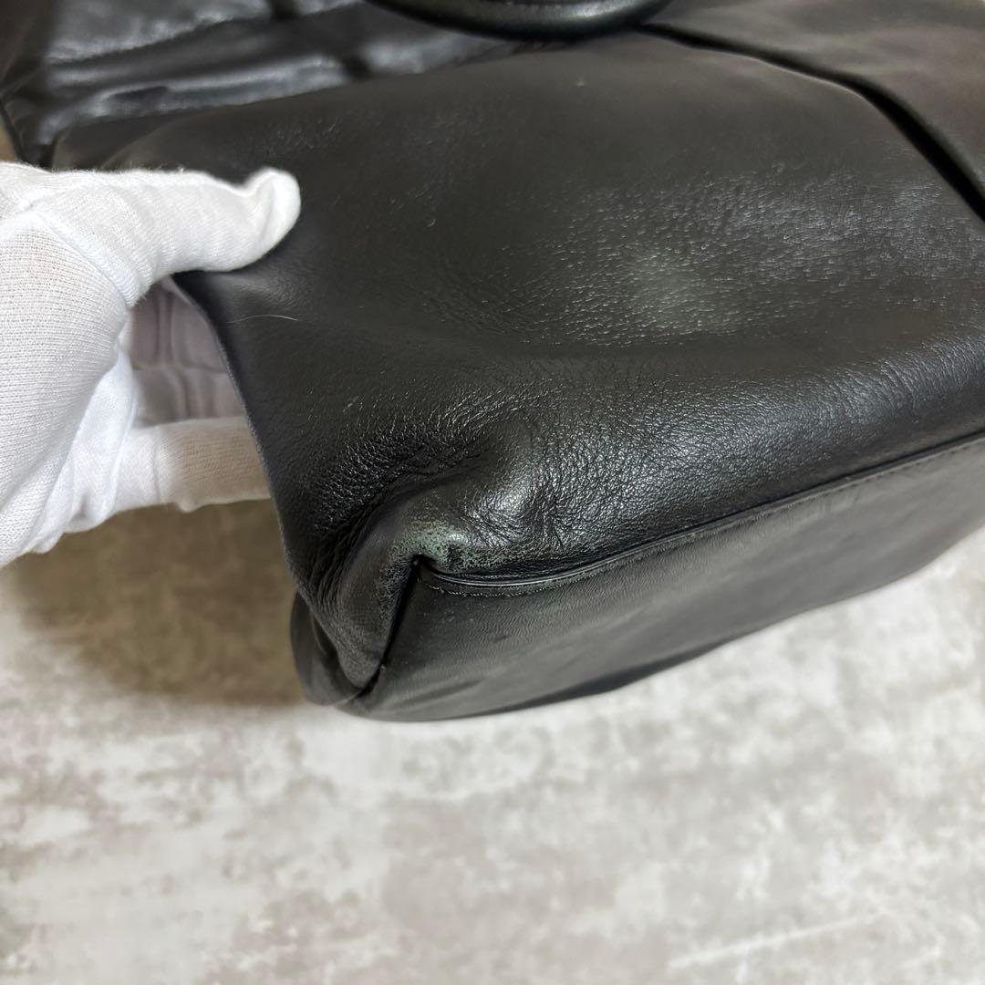 H251 Moncler モンクレール　ハンドバッグ　ブラック　大容量　A4収納