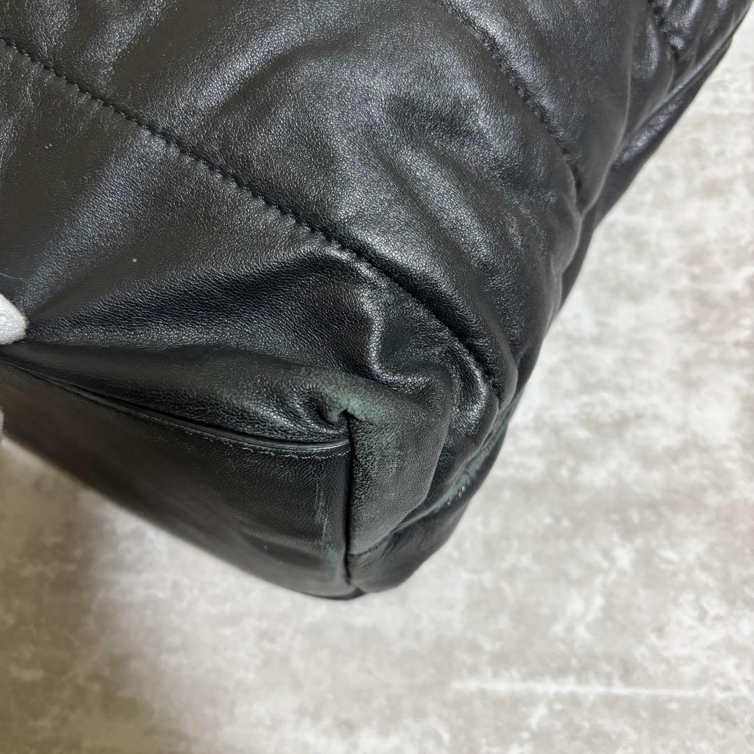 H251 Moncler モンクレール　ハンドバッグ　ブラック　大容量　A4収納