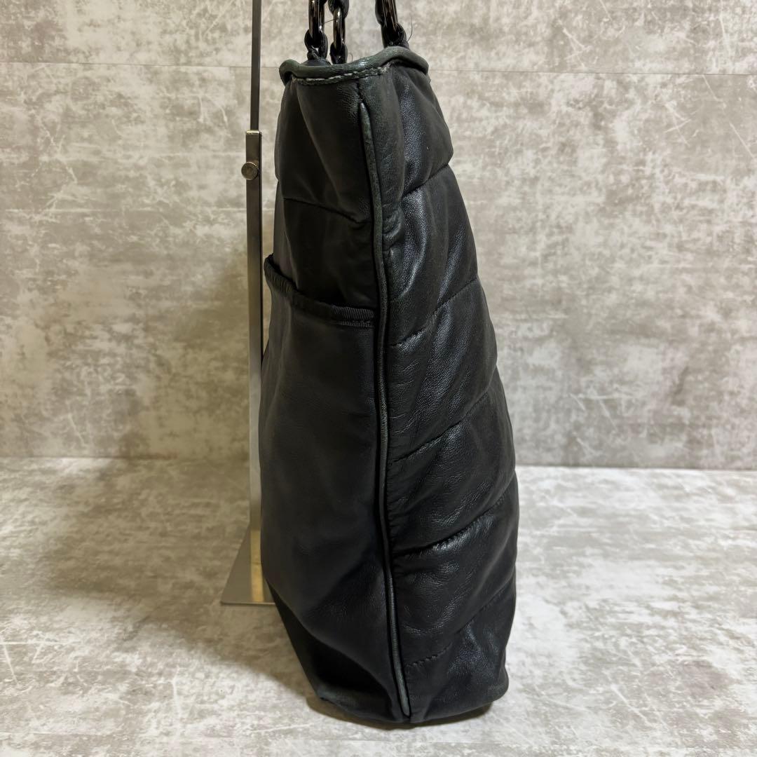 H251 Moncler モンクレール　ハンドバッグ　ブラック　大容量　A4収納