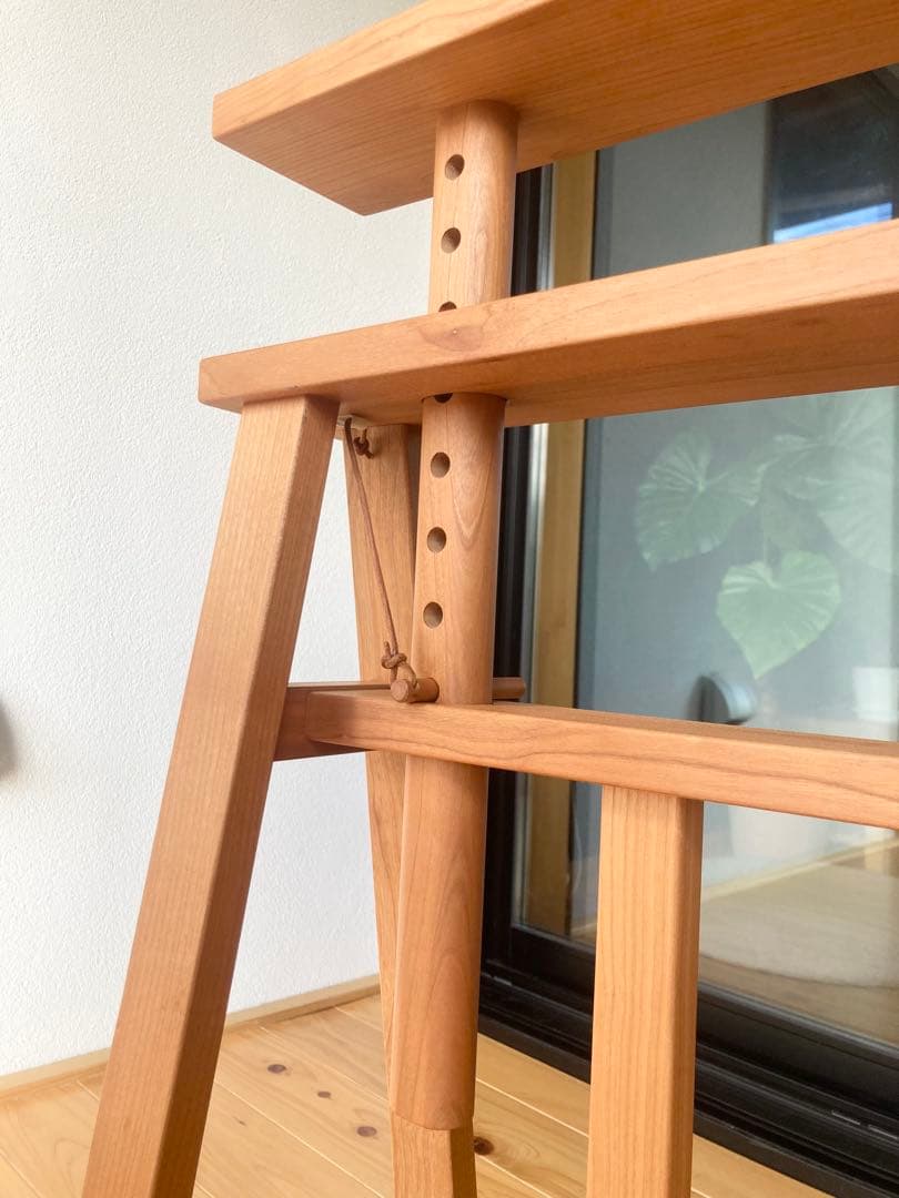 木製アトリエテーブル 高さ調整可能【脚のみ】