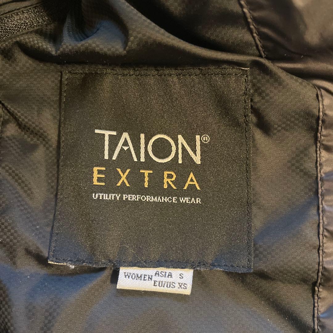 TAION ブラック キルティングジャケット ASIA S