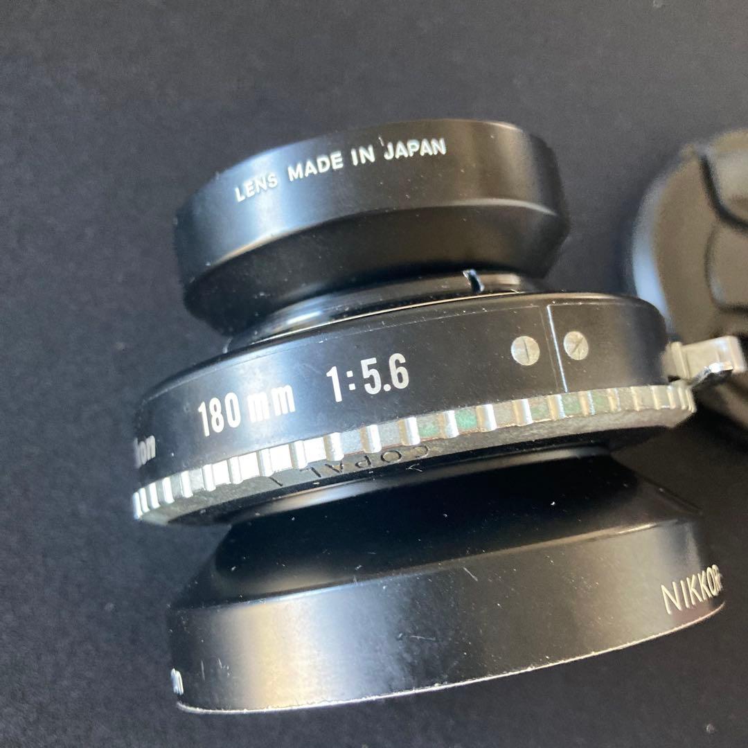 NIKON NIKKOR-W 180/5.6 レンズ傷