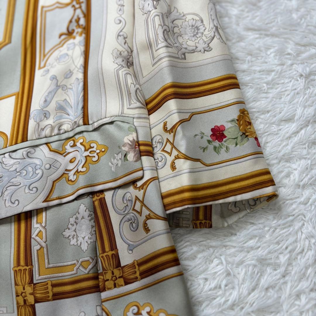 エトロ　ヴィンテージ　シルク　ジャケット　総柄　クリーニング済み　イタリア製