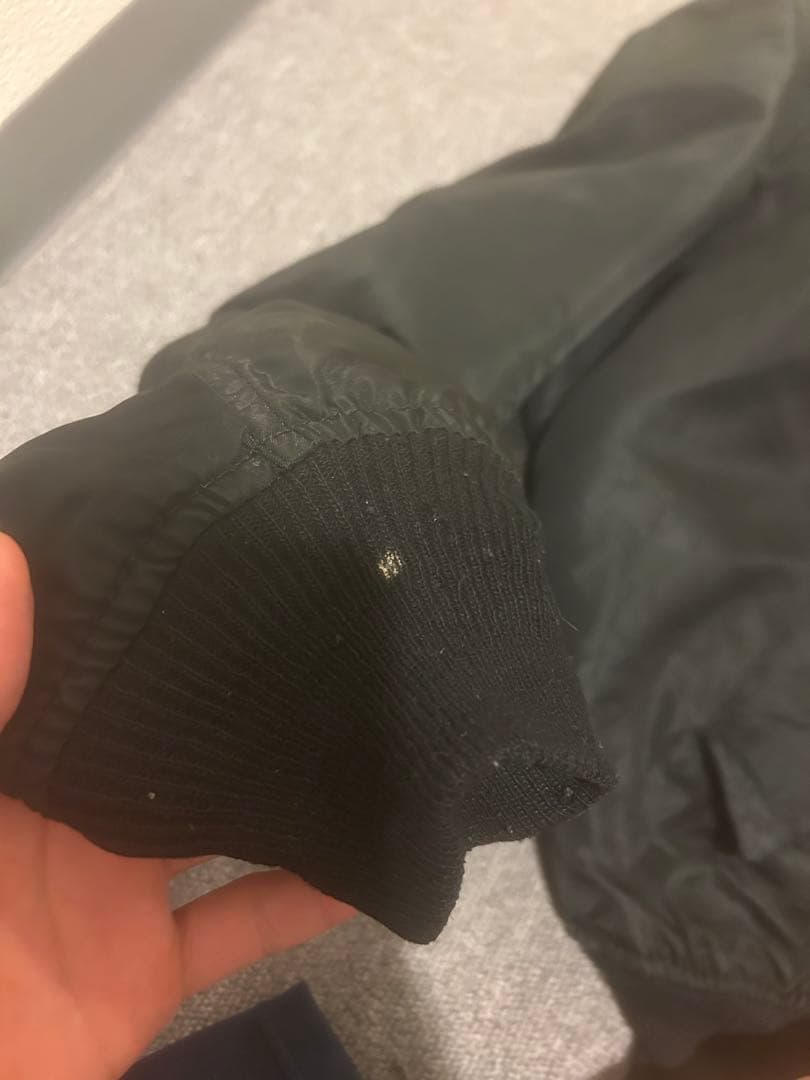 80s〜90s頃 USA製 Alpha MA-1民間ALPHA刻印ジッパー短丈