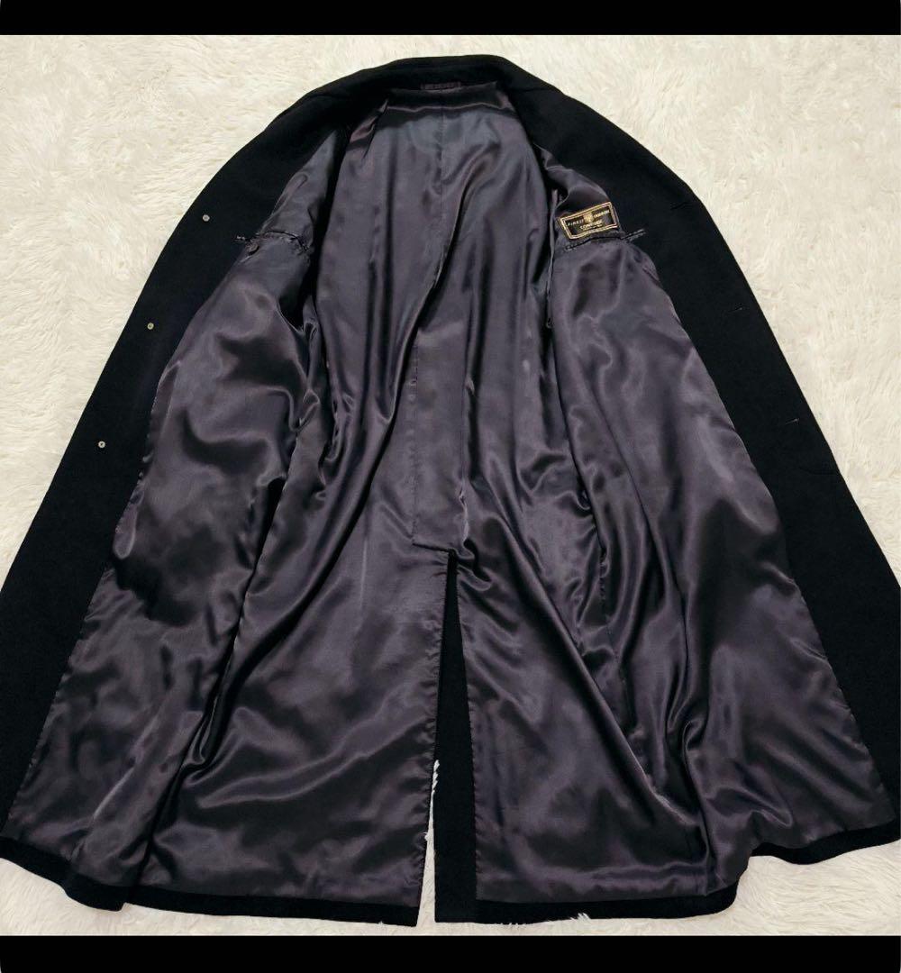 【極美品】カシミヤ100% チェスターコート マキシ丈XL/LL スーツに合う