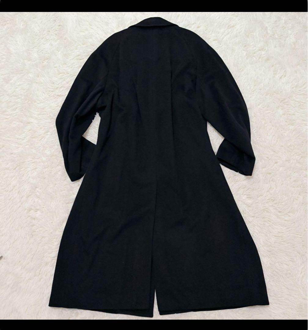【極美品】カシミヤ100% チェスターコート マキシ丈XL/LL スーツに合う