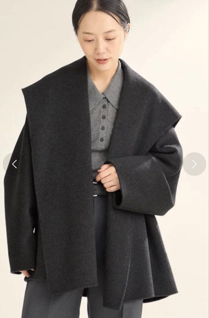 【お値下げ中】 Plage ハミルトン DRAPE MIDDLE コート 38