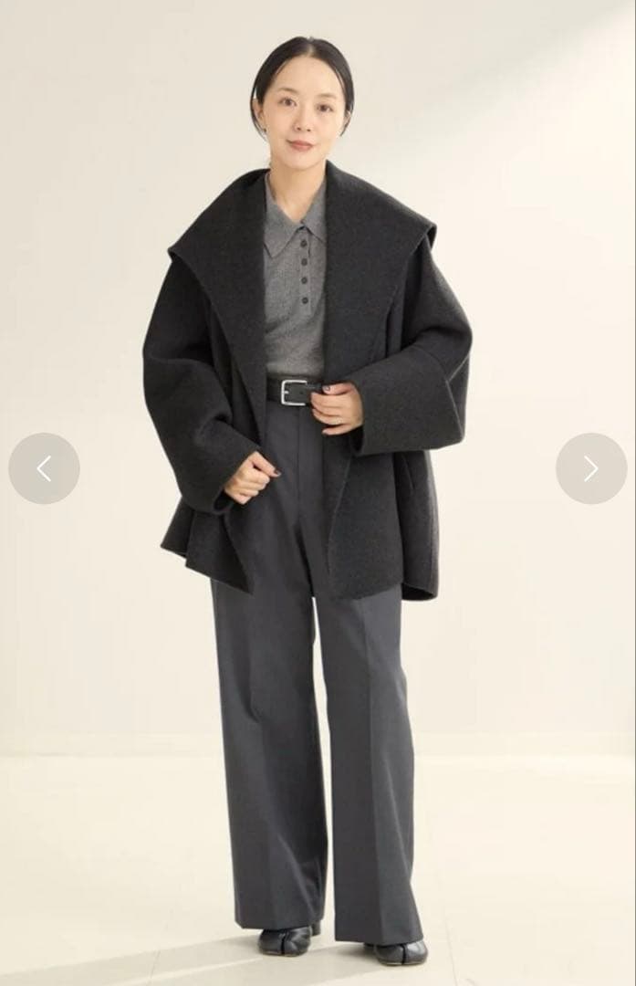 【お値下げ中】 Plage ハミルトン DRAPE MIDDLE コート 38