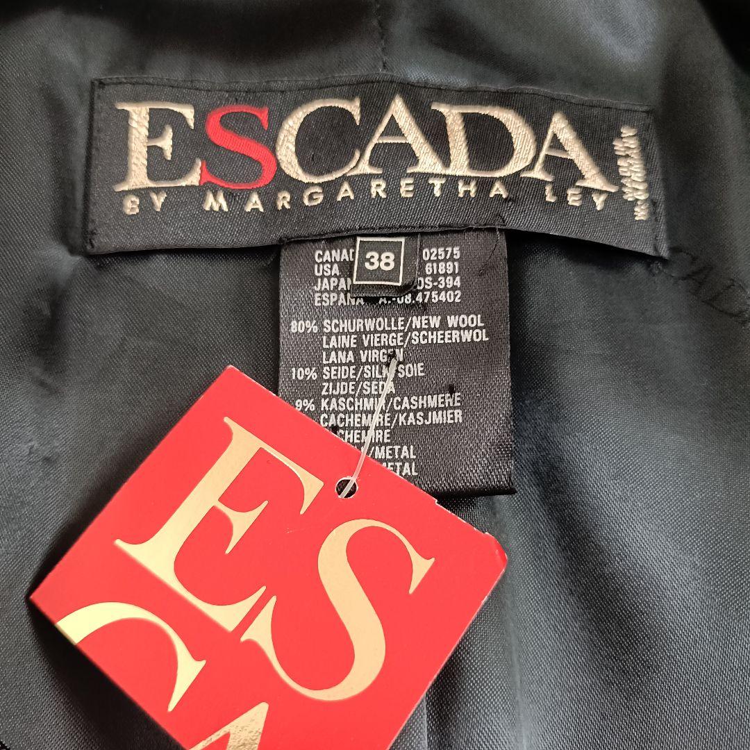 ESCADA エスカーダ ヴィンテージ テーラードジャケット 金ボタン 38 M