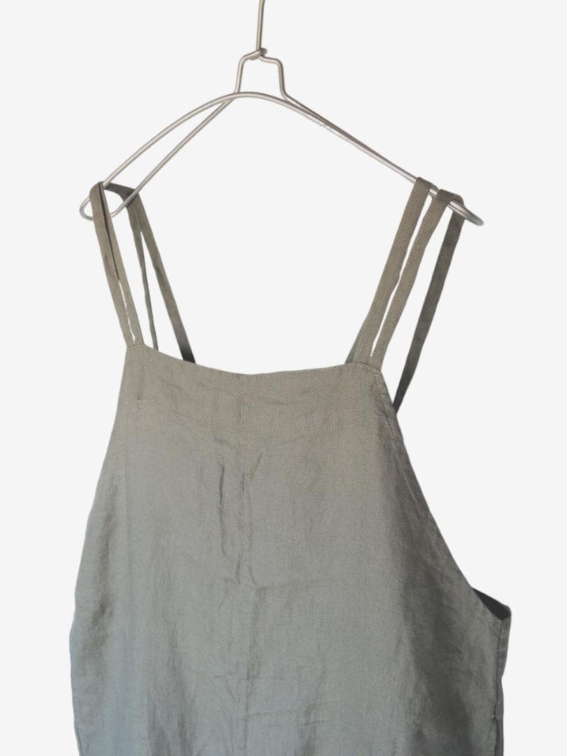 2025 春夏新作 かぐれ kagure 新品 リネンサロペット＊ベージュ