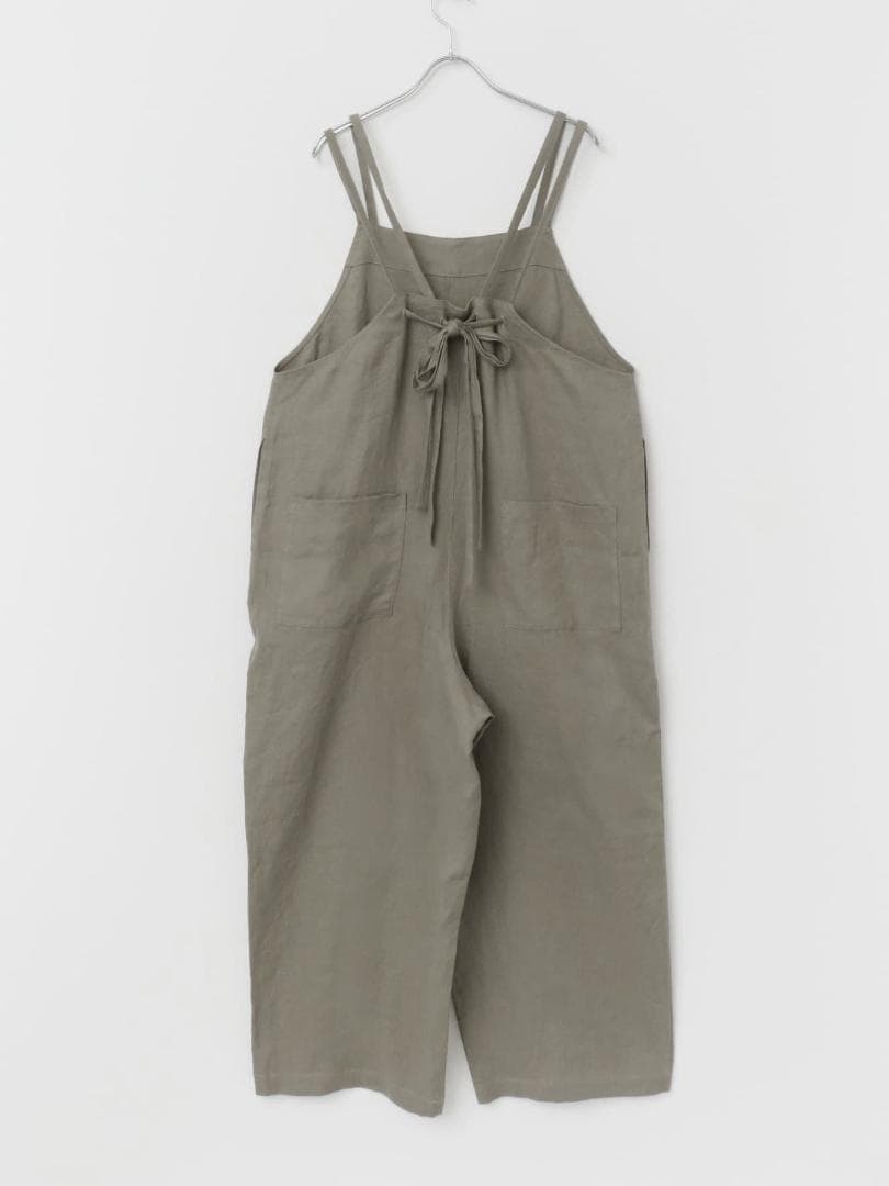 2025 春夏新作 かぐれ kagure 新品 リネンサロペット＊ベージュ