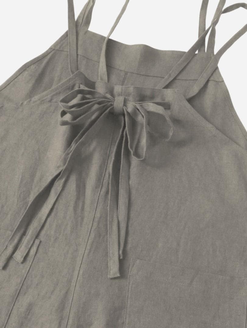 2025 春夏新作 かぐれ kagure 新品 リネンサロペット＊ベージュ