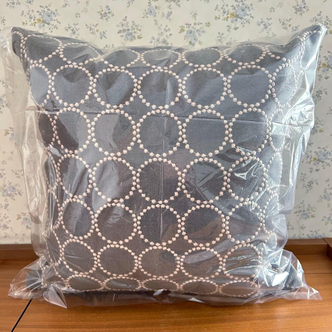 秋山木工 ミナペルホネン 45角クッション タンバリン dopグレー