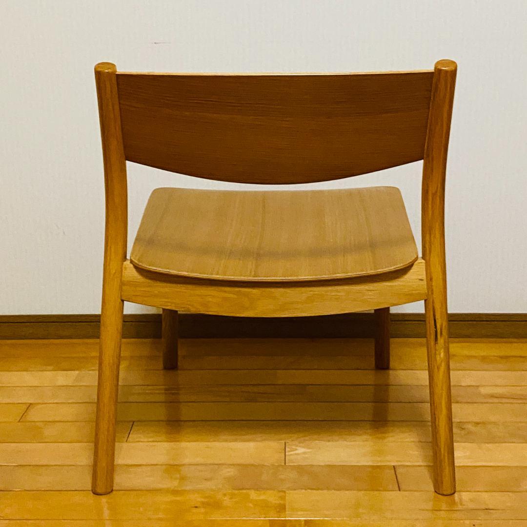 無印良品 MUJI 良品計画 オーク材ラウンジチェア 送料込み