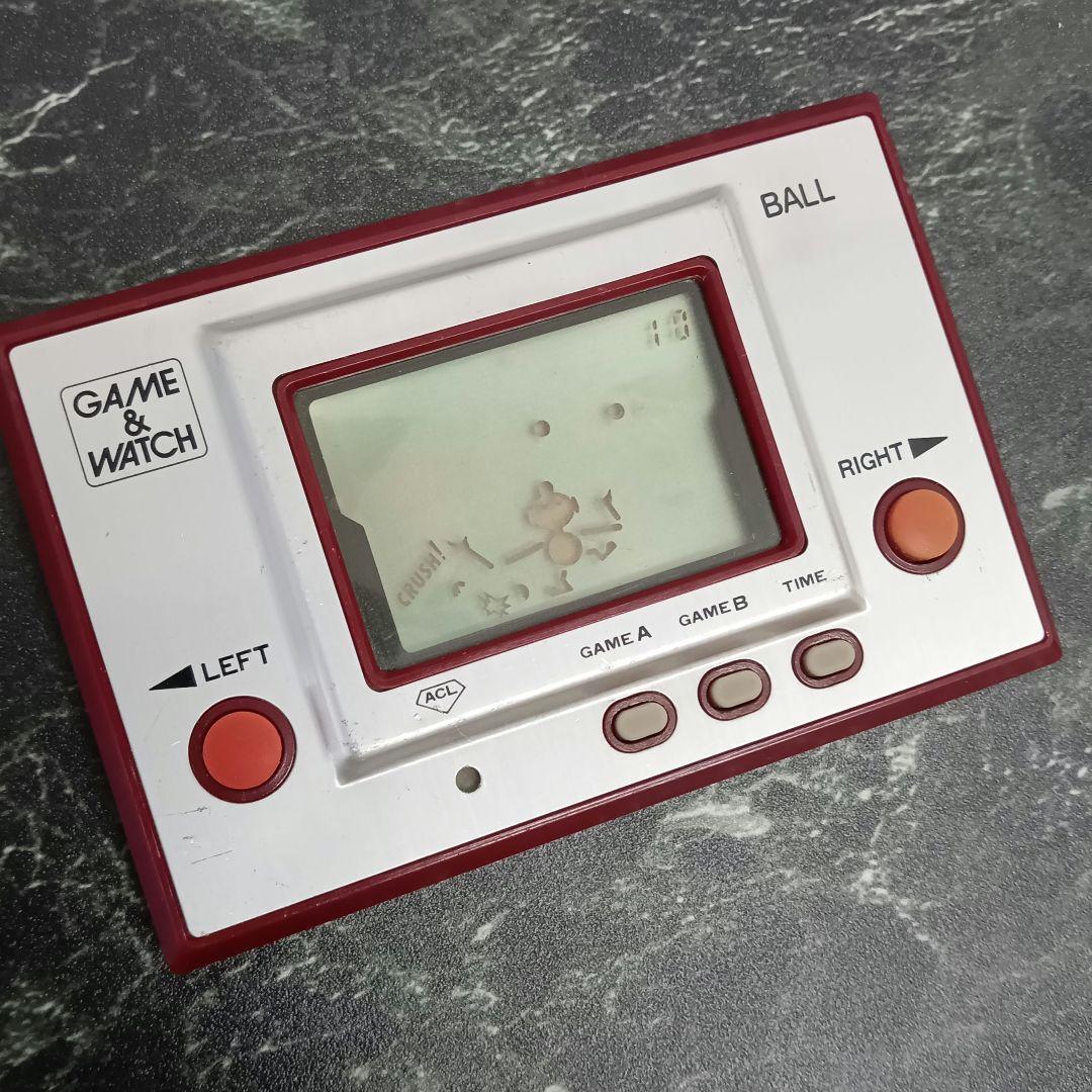 マ*ャ様 【動作品】任天堂 ゲームウォッチ GAME & WATCH ボール