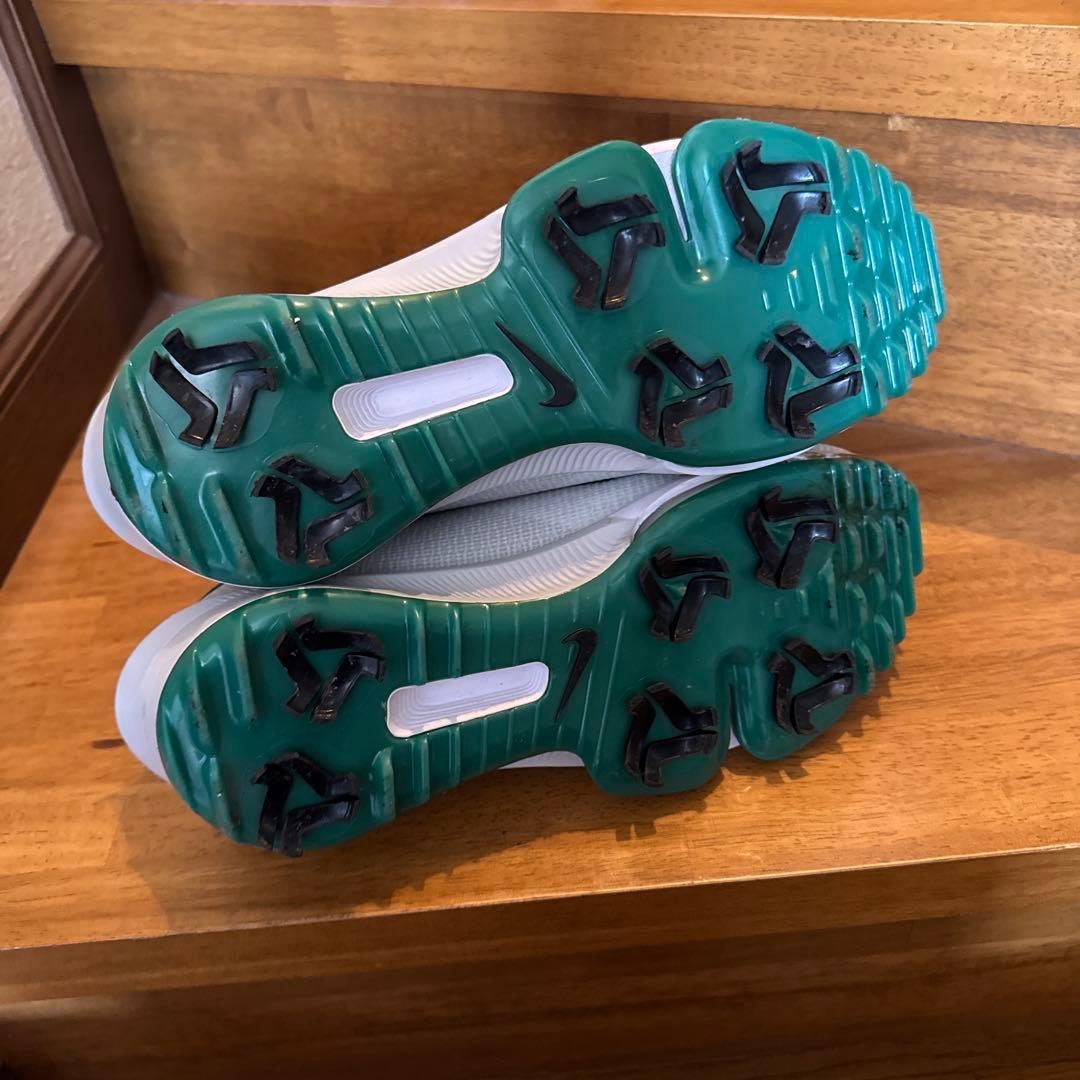 Nike ゴルフシューズ ホワイト/グリーン